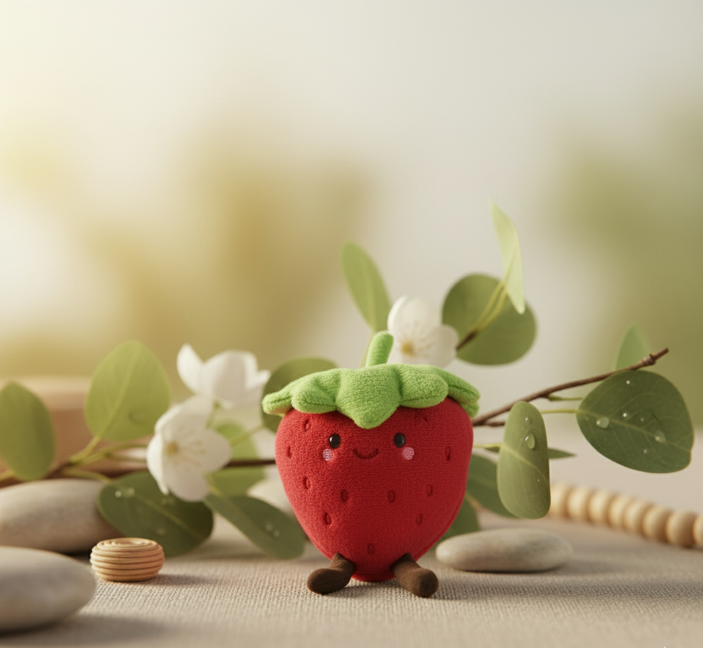 Peluche fruit mania Fraise 🍓