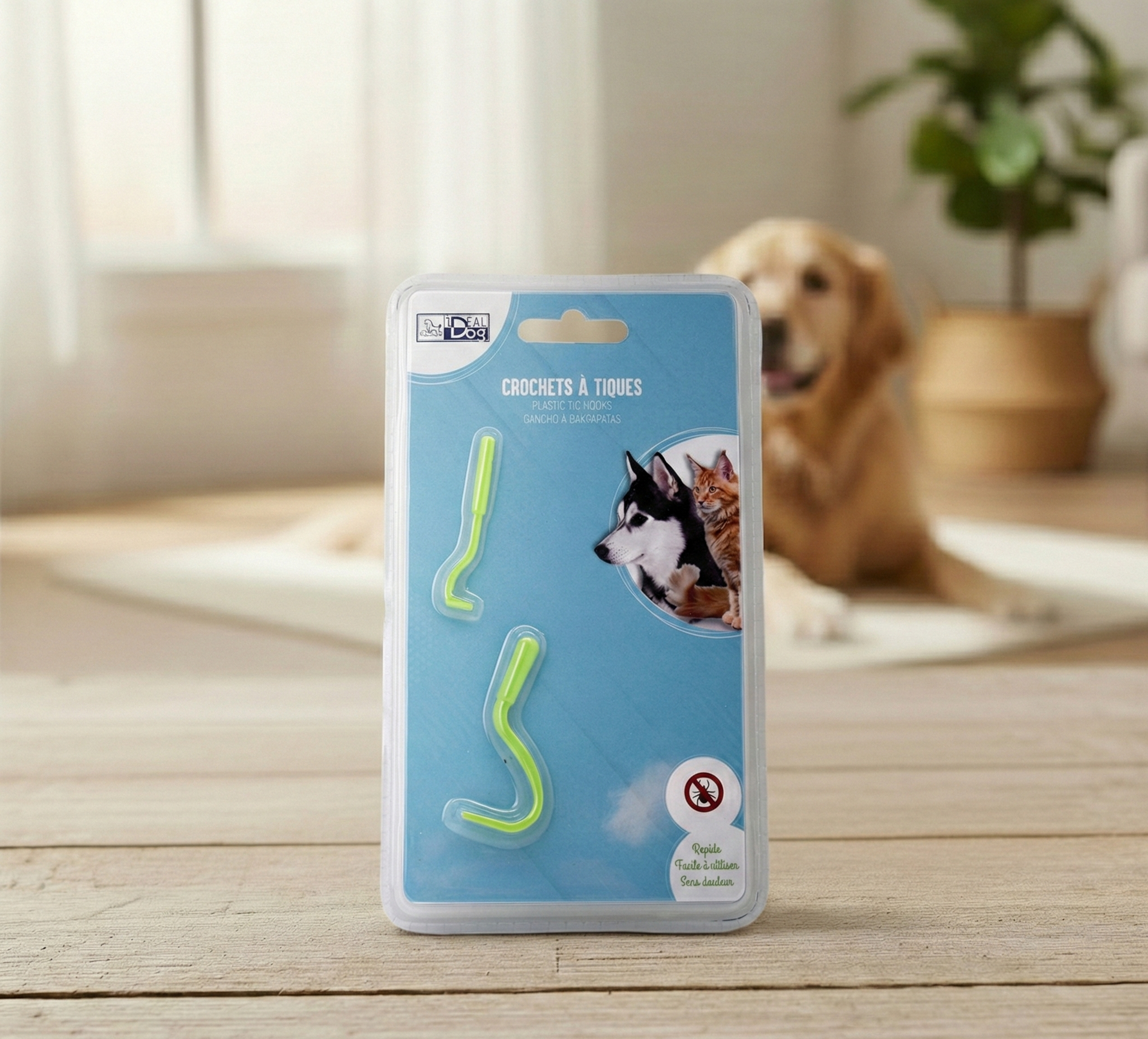Crochets à tiques Idealdog