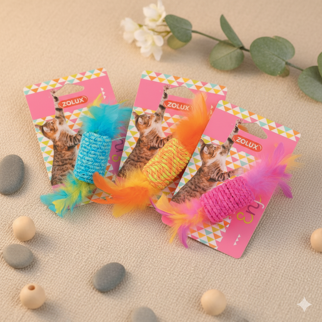 Jouet Bonbons en élastiques pour chat