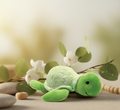 Peluche sonore Tortue verte 🐢