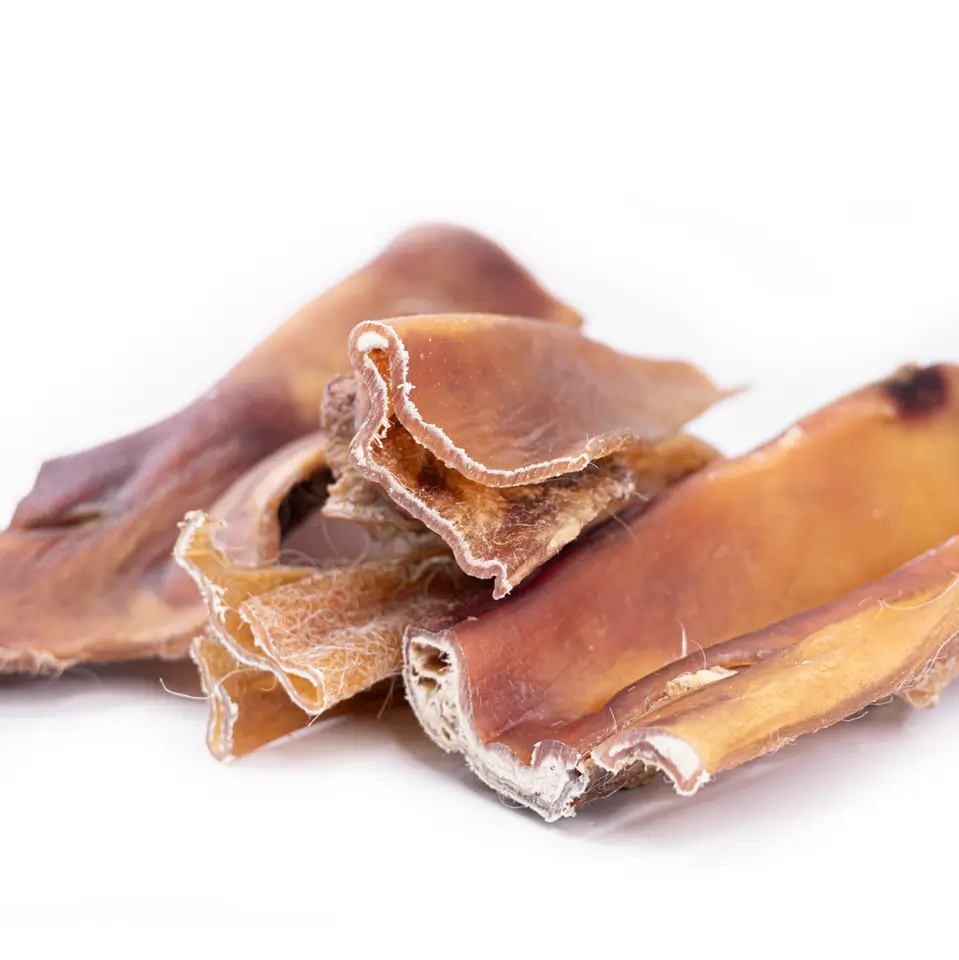 Cuir chevelu de bœuf 30CM pour chien 🐂